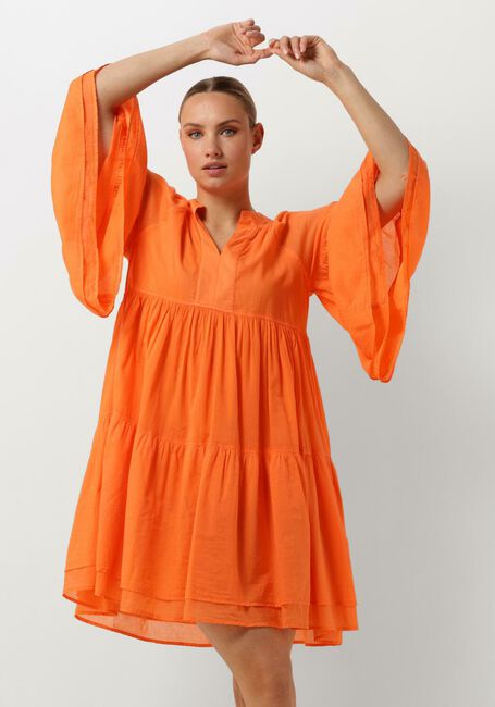Orangene NEMA Minikleid RUZA - large