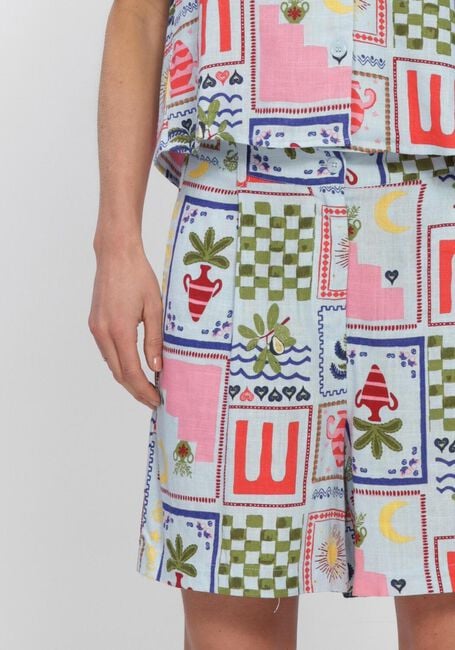 Mehrfarbige/Bunte OBJECT Kurze Hosen OBJEDIE H/W SHORTS - large