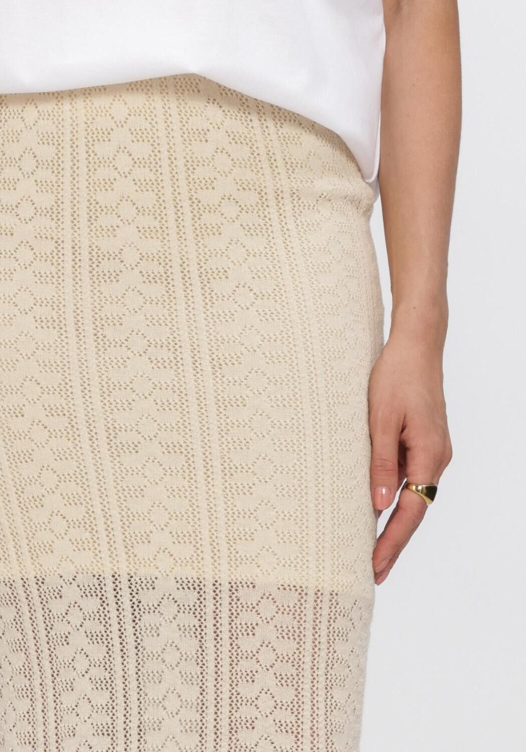 Beige MSCH COPENHAGEN R&ouml;cke MSCHCELESTINA HW SKIRT - large