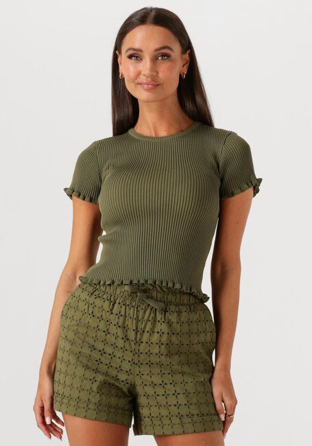 Olive SILVIAN HEACH T-shirt GPP25034MA - large