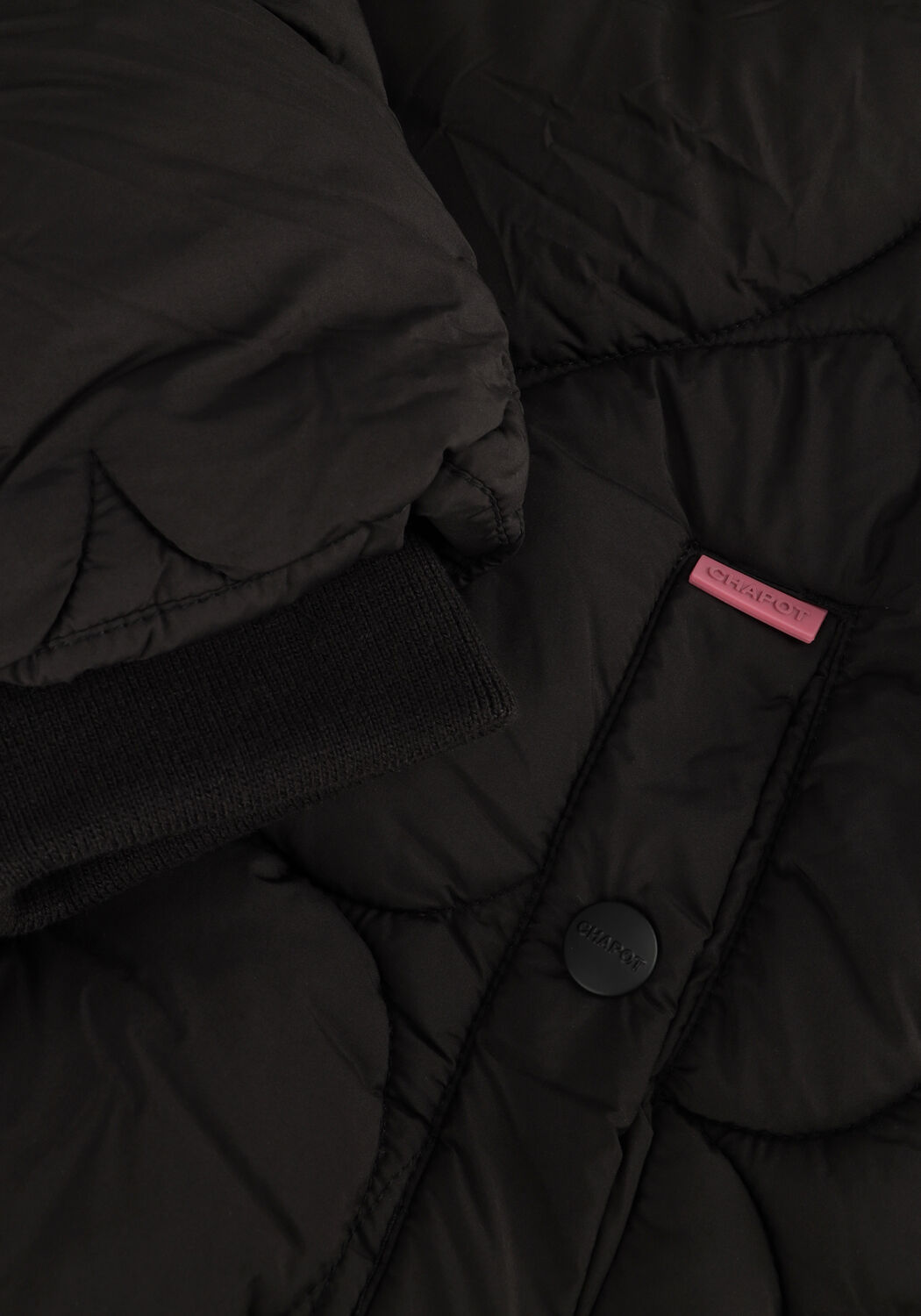 Schwarze FABIENNE CHAPOT Wattierte Jack PRISCA SHORT PUFFER - large