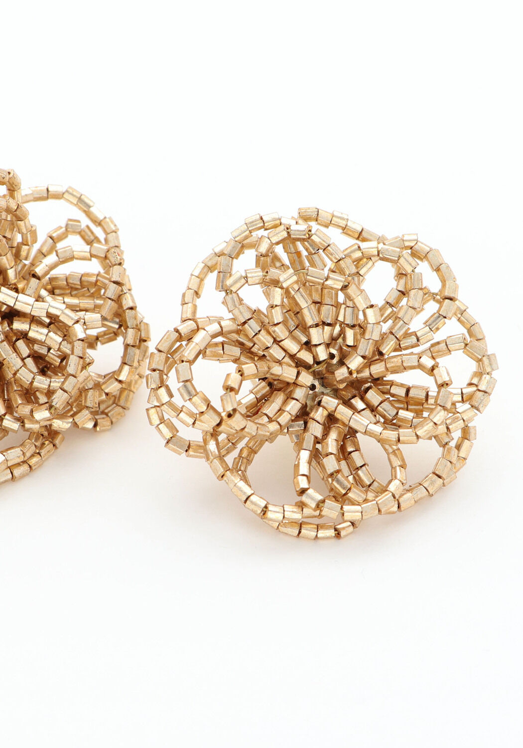 Goldfarbene LOTT. GIOIELLI Ohrringe CE GB KNOTTED EARRING L - large