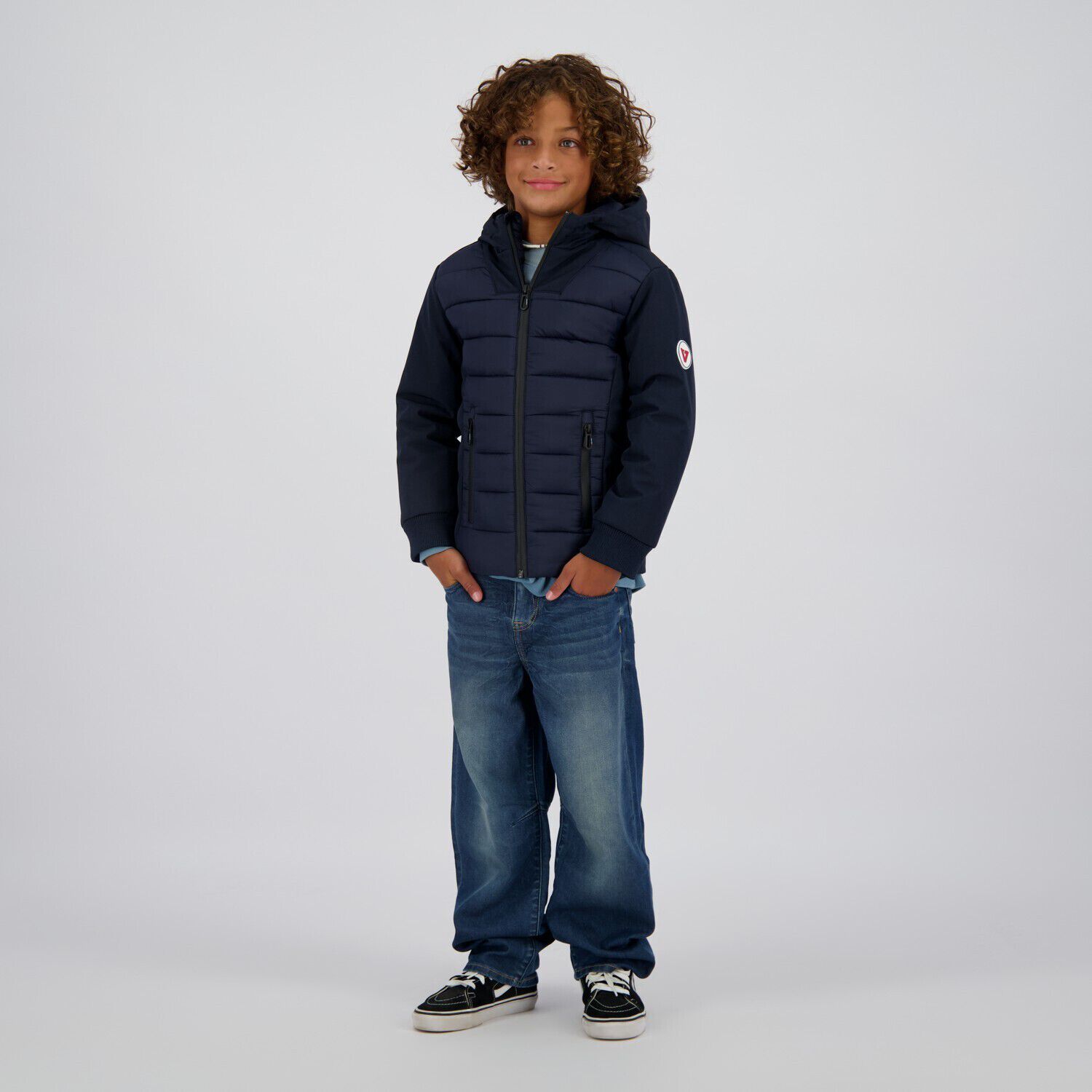 Dunkelblau VINGINO Wattierte Jack TEXTO - large