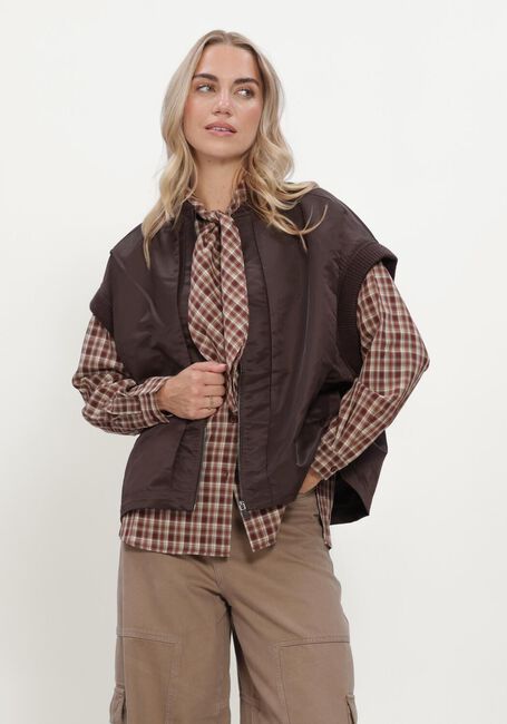 Braune WITHBLACK Bodywarmer WBLIMPERIAL WAISTCOAT - large