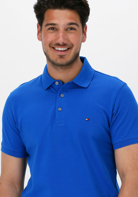 Blaue TOMMY HILFIGER Polo-Shirt 1985 SLIM POLO - large