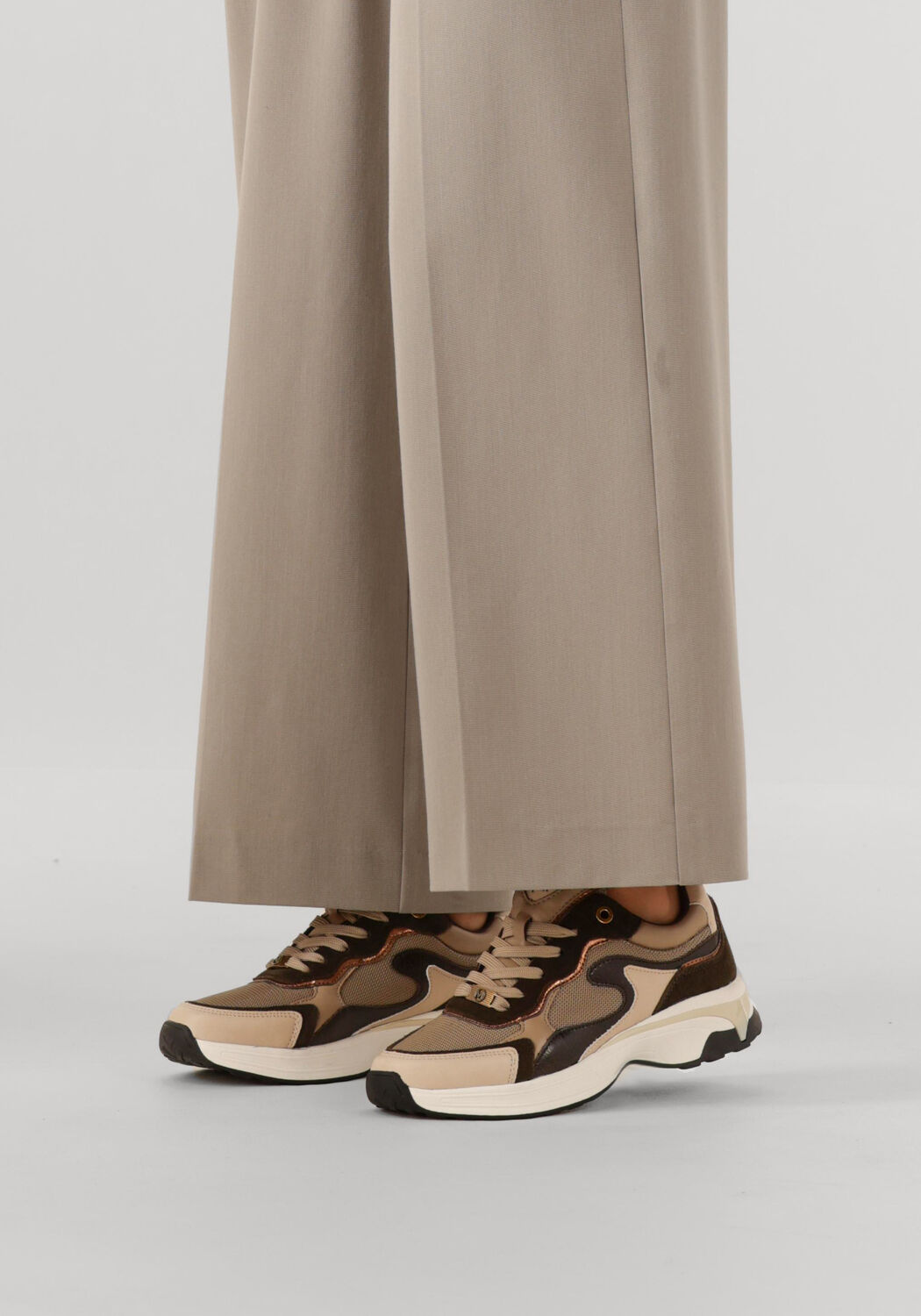 Braune MEXX Sneaker Low PORTIA LOVE - large