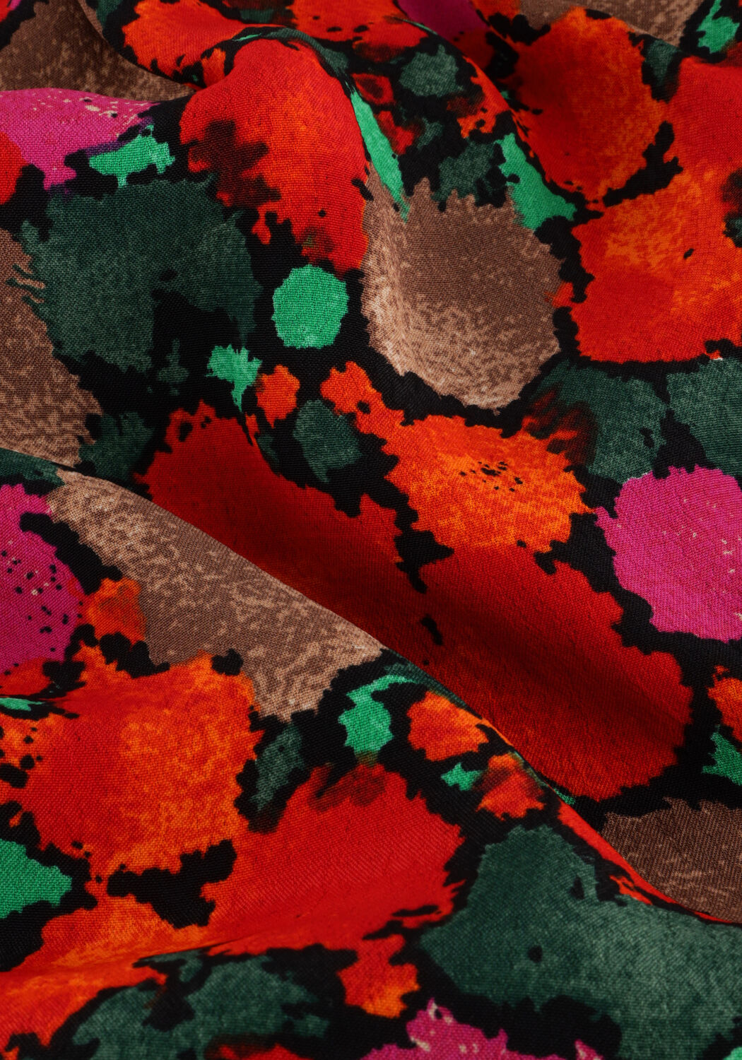 Mehrfarbige/Bunte ALIX THE LABEL Minikleid FAKE WRAP FLOWER DRESS - large