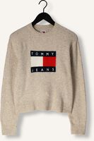 Braune TOMMY JEANS Pullover TJW MELANGE FLAG SWEATER Braune TOMMY JEANS Pullover TJW MELANGE FLAG SWEATER - medium