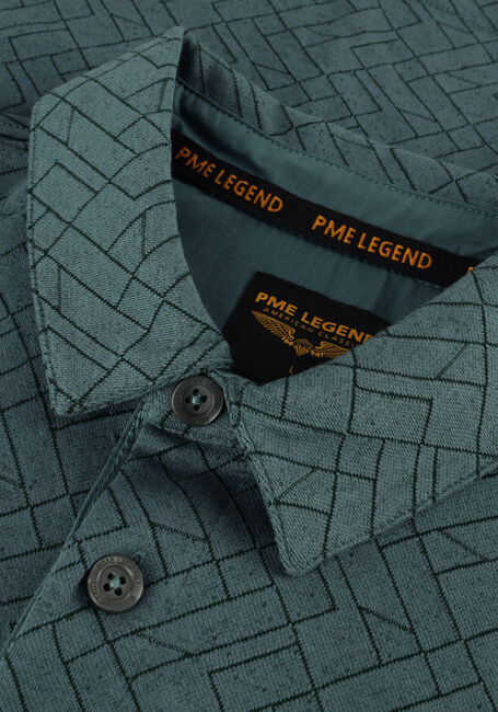 Grüne PME LEGEND Polo-Shirt SHORT SLEEVE POLO JACQUARD JERSEY - large