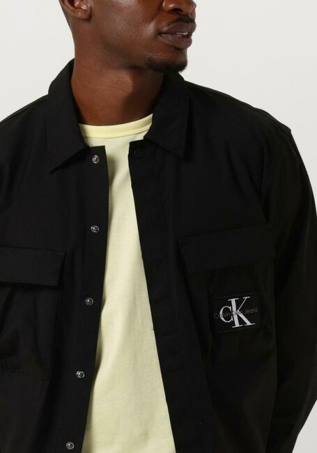Schwarze CALVIN KLEIN Overshirt UTILITY CARGO OVERSHIRT - large