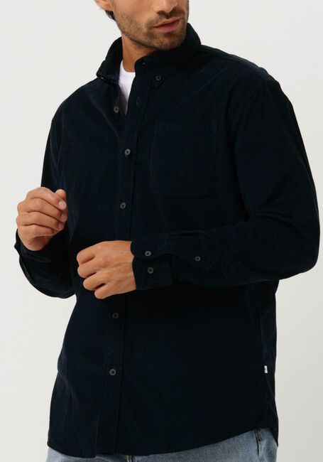 Dunkelblau SELECTED HOMME Casual-Oberhemd SLHREGRICK-CORD SHIRT LS W - large