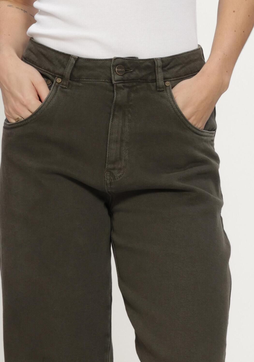 Gr&uuml;ne NUKUS Barrel jeans PETRA PANTS - large