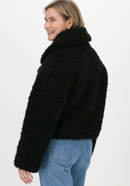 Schwarze UGG Teddy-Jacke W MAEVE SHERPA JACKET - large