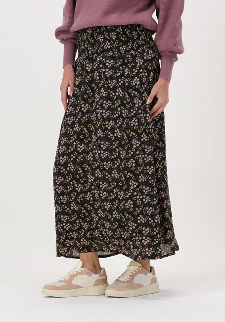 Schwarze MSCH COPENHAGEN Midirock ILUNA RIKKELIE SKIRT - large