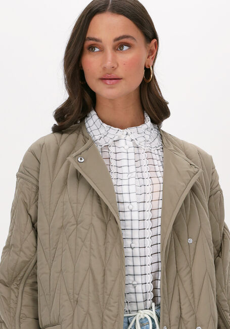 Khaki LEVETE ROOM Jack MAGNOLIA 7 JACKET - large
