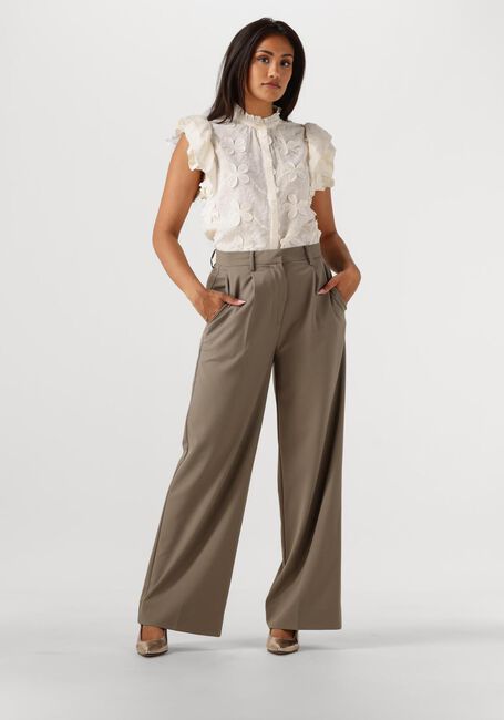 Weiße AAIKO Blusen GEZANA EMBROIDERY VIS 671 - large