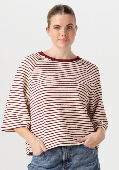 Bordeaux CO'COUTURE Top ERINCC STRIPE TEE - large