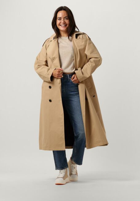Sand SCOTCH & SODA Trenchcoats OVERSIZED CLASSIC TRENCH - large