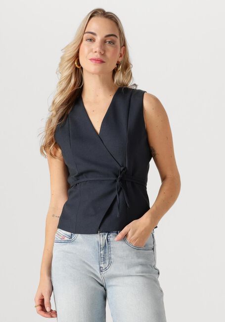 Dunkelblau NEO NOIR Gilet SAMARA MELANGE WAISTCOAT - large