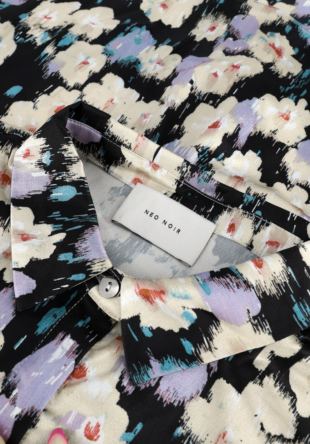 Mehrfarbige/Bunte NEO NOIR Blusen MAZE GRAPHIC BOTANIC SHIRT - large