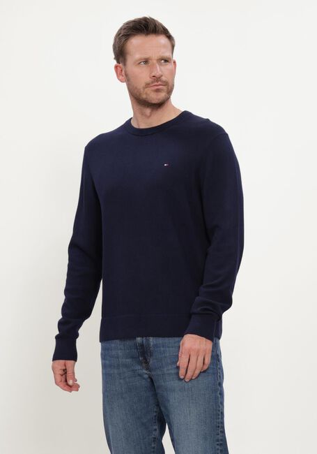 Dunkelblau TOMMY HILFIGER Pullover PIMA ORG CTN CASHMERE CREW NECK - large