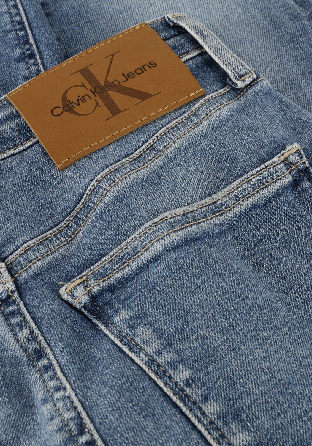 Blaue CALVIN KLEIN Slim fit jeans HIGH RISE SKINNY - large