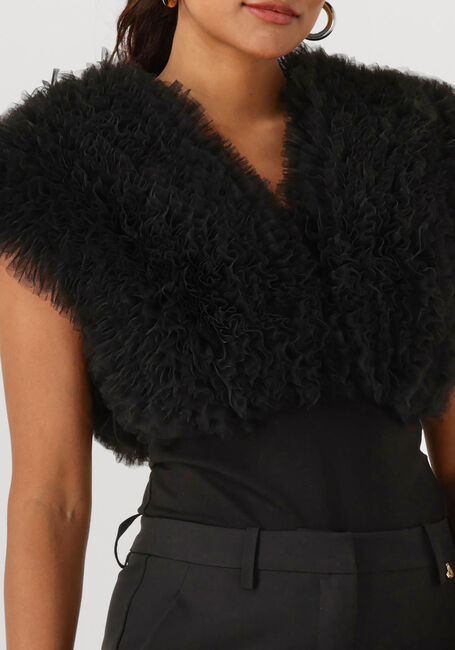 Schwarze HAUTE L'AMITIÉ Top NEW FUNKY BODYSUIT - large