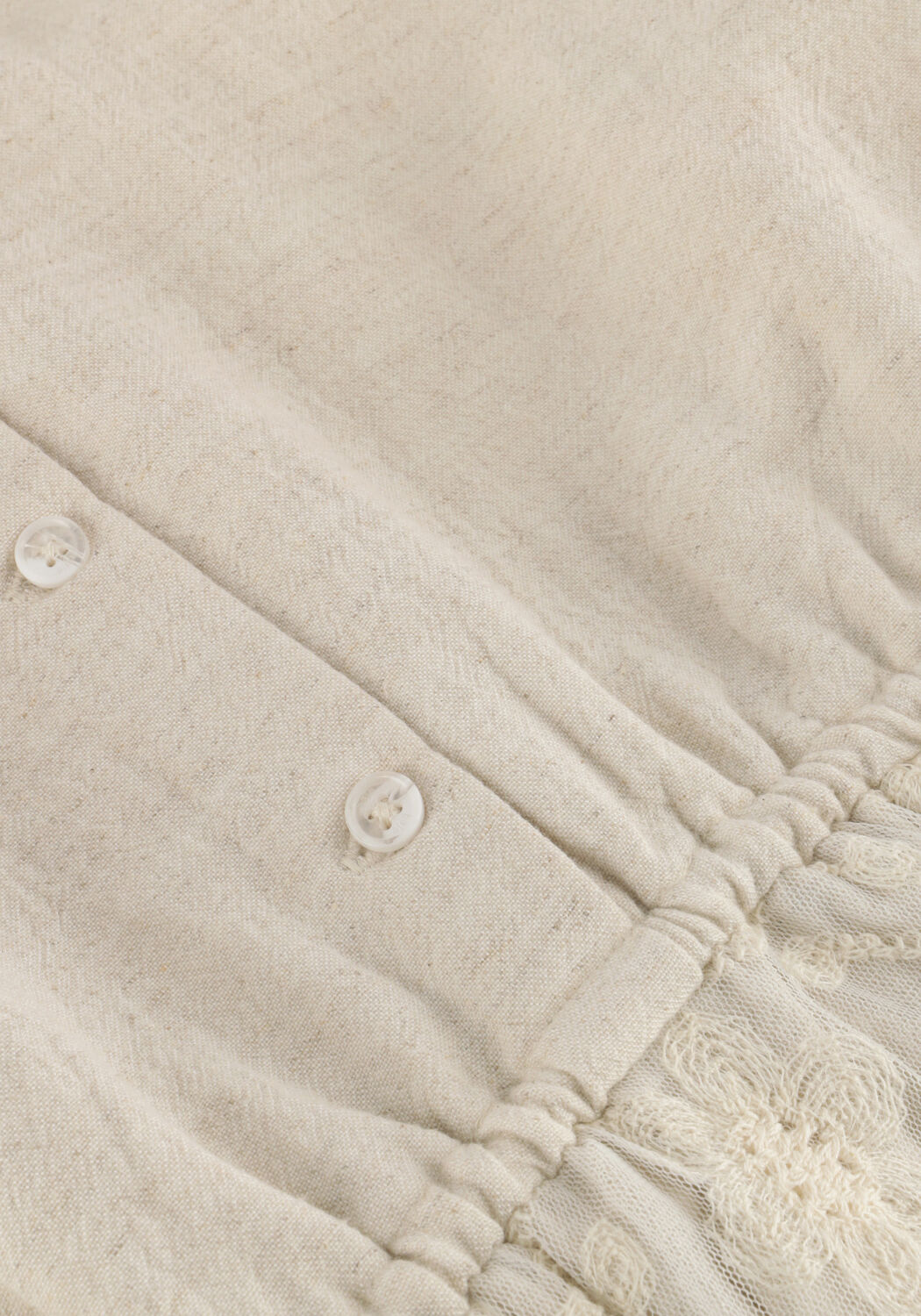 Ecru BAJE STUDIO Minikleid CLAUDIE - large