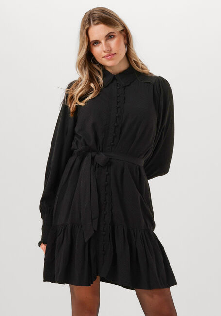 Schwarze Y.A.S. Minikleid YASTILERA LS SHIRT DRESS - large