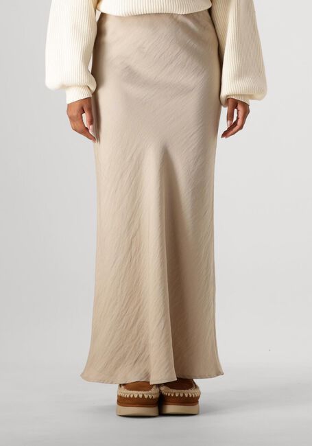 Taupe NEO NOIR Maxirock VICKY STRUCTURE SKIRT - large