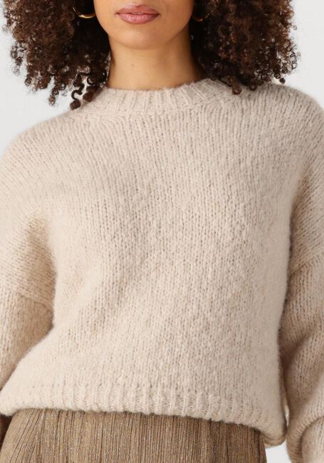 Beige BY-BAR Pullover SONNY BULKY PULLOVER - large