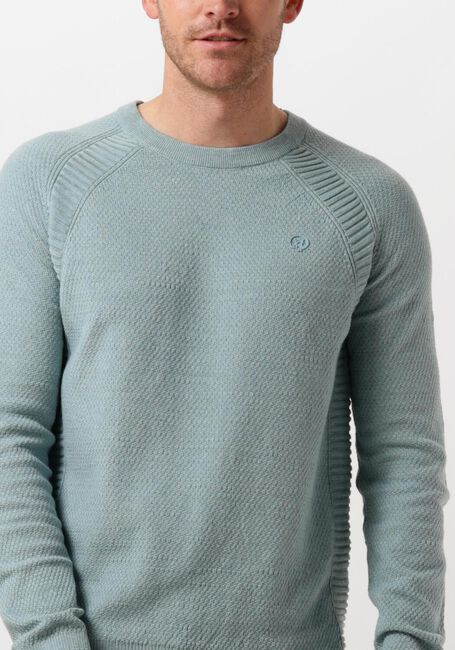 Blaue CAST IRON Pullover CREWNECK COTTON HEATHER PLATED BLEND - large