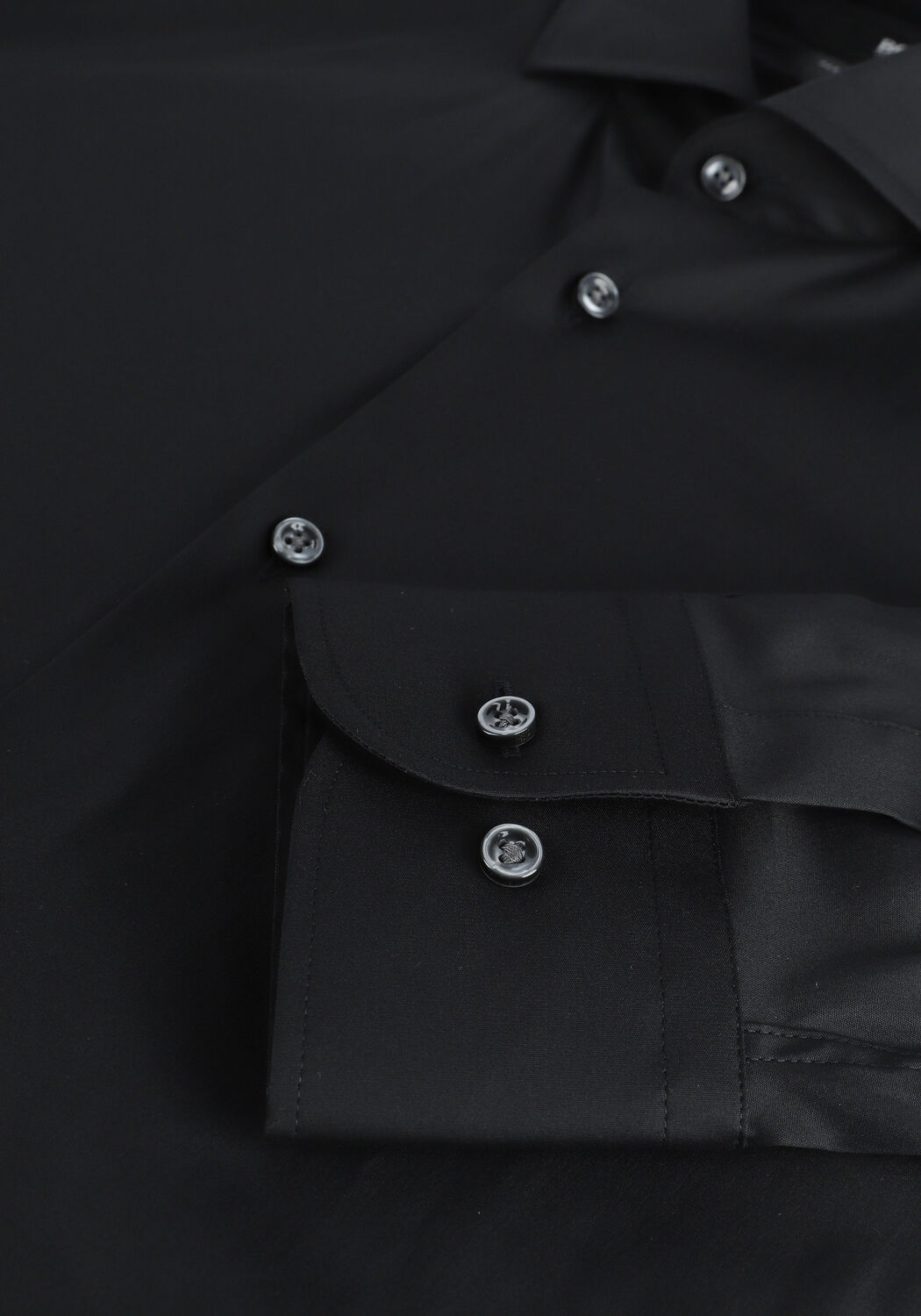 Schwarze BOSS BLACK Klassisches Oberhemd P-HANK-SPREAD-214 10151300 01 - large