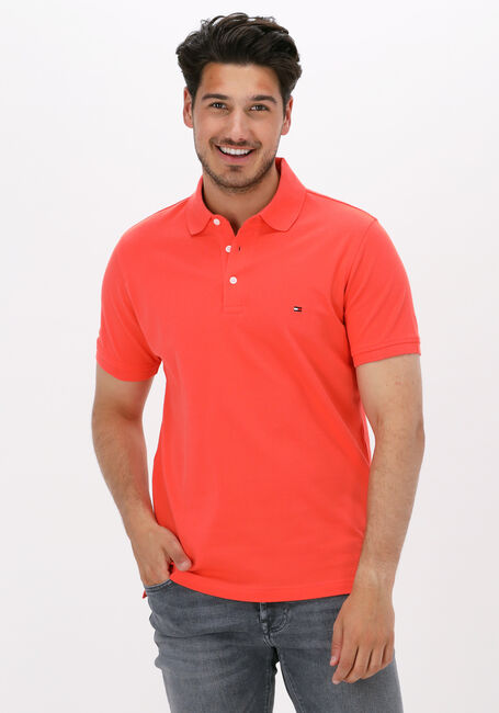 Orangene TOMMY HILFIGER Polo-Shirt 1985 SLIM POLO - large