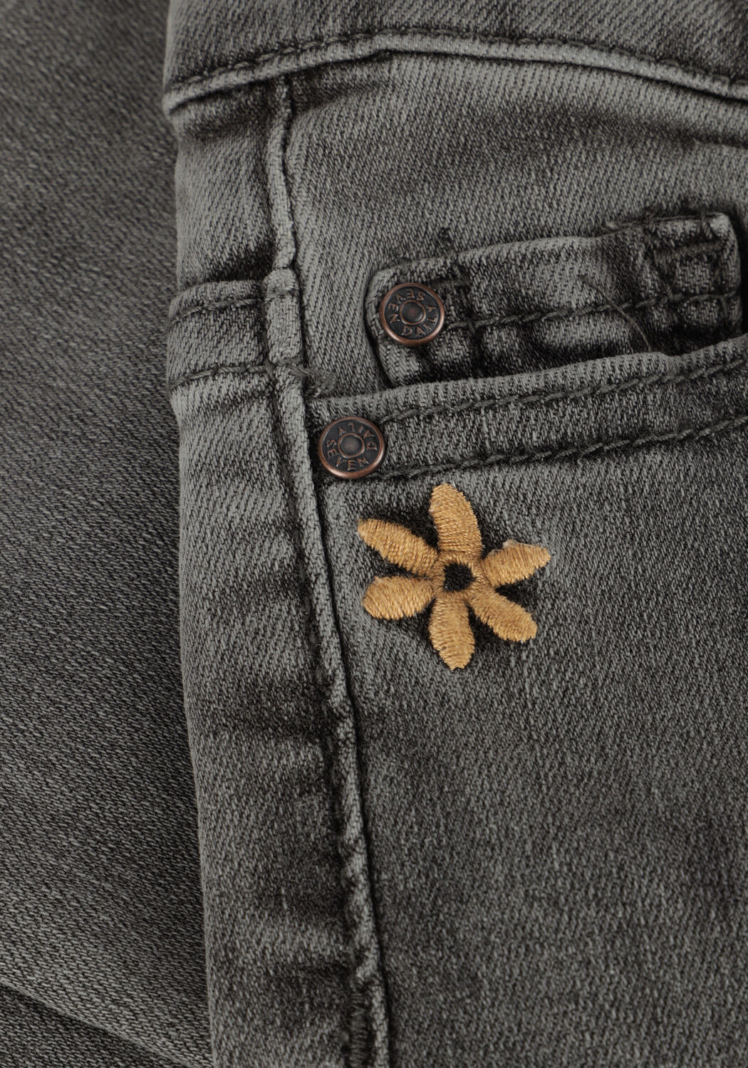 Graue DAILY7 Flared jeans 2452 FLARED FIT FLOWER - large