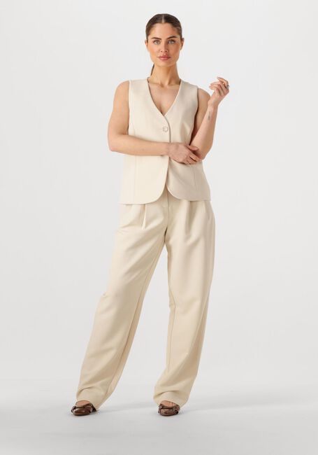 Beige CO'COUTURE Hose VOLACC BARREL PLEAT LONG PANT - large