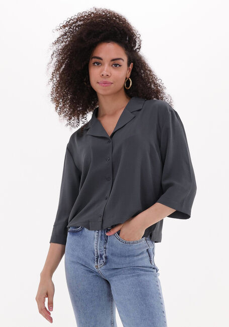 Graue MODSTRÖM Blusen AALIYAH SHIRT - large