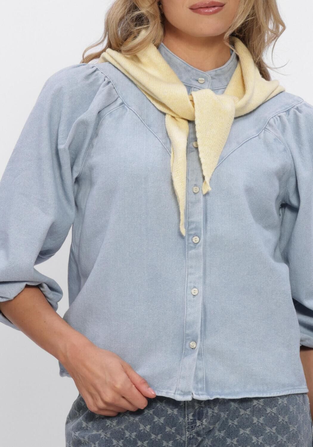 Blaue MINUS Blusen MSNEW SOLENE DENIM SHIRT - large