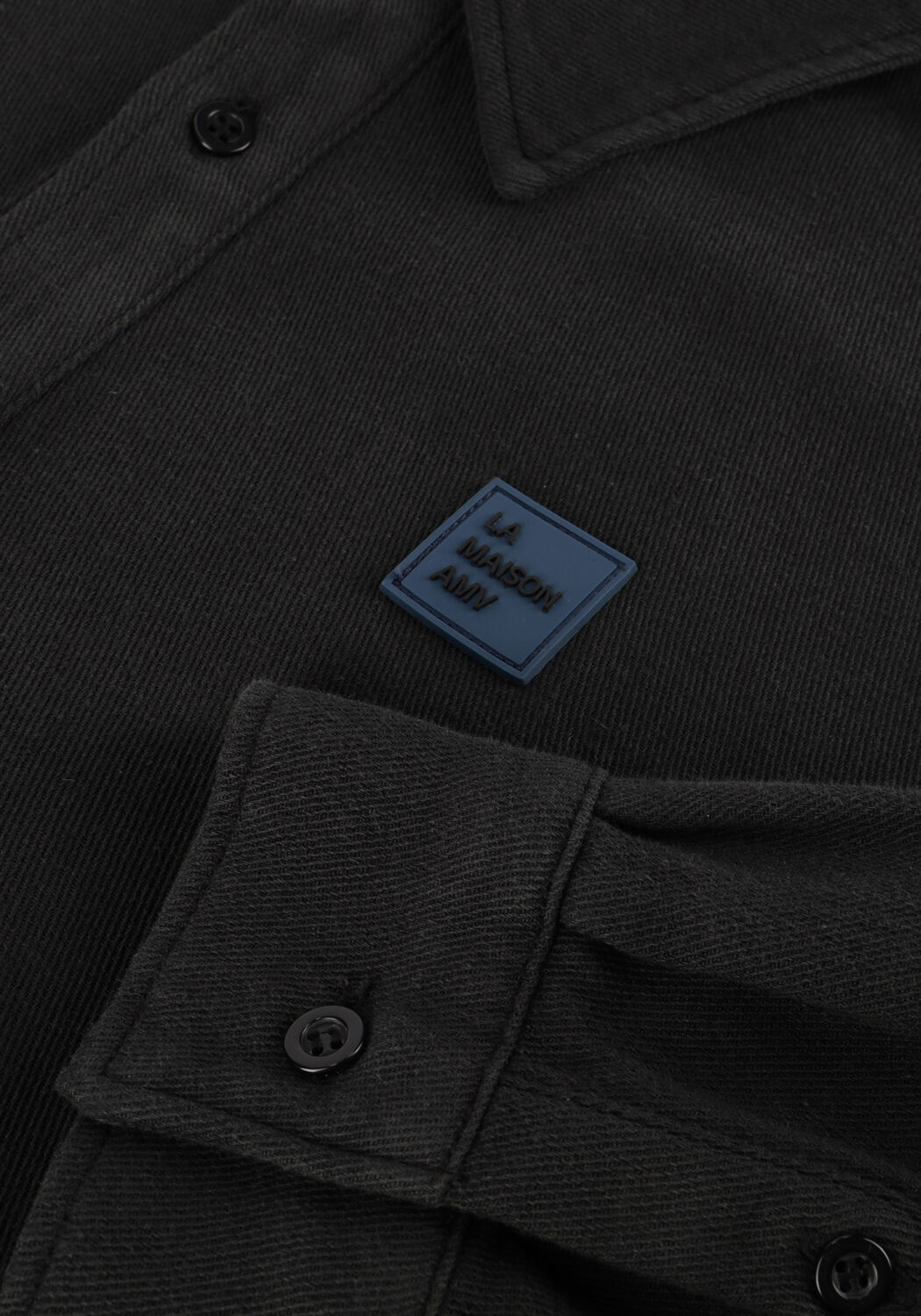 Schwarze AMERICAN VINTAGE Overshirt AFAZ CHEMISES - large