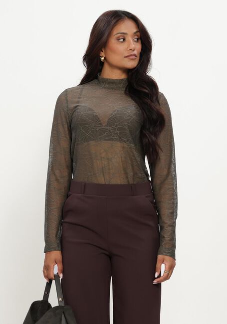 Gr&uuml;ne STUDIO ANNELOES Top Reagan high neck lace top - large