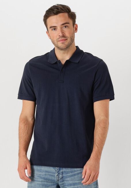 Dunkelblau SCOTCH & SODA Polo-Shirt LOGO PIQUE POLO - large
