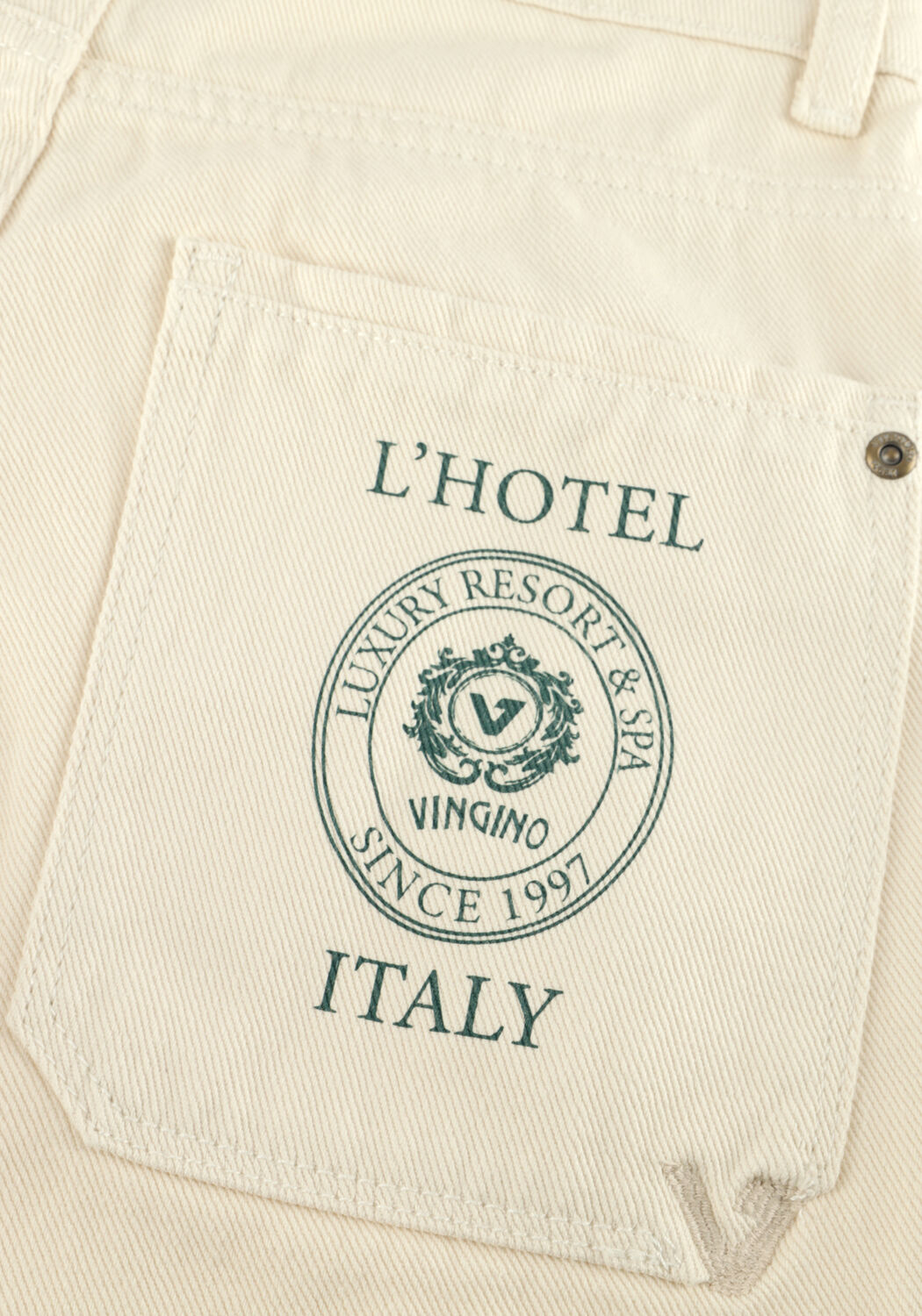 Creme VINGINO Kurze Hosen CHRISTIAN WHITE - large