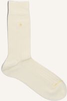 Weiße ALFREDO GONZALES Socken MERINO RIB PLAIN - medium