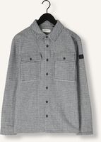 Graue PUREWHITE Overshirt HERITAGE PATTERN OVERSHIRT WITH TWO CHEST POCKETS Graue PUREWHITE Overshirt HERITAGE PATTERN OVERSHIRT WITH TWO CHEST POCKETS - medium