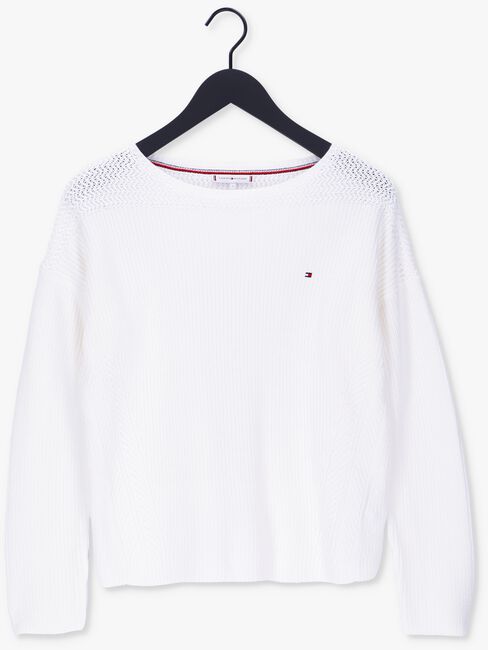 Ecru TOMMY HILFIGER Pullover HAYANA DETAIL BOAT-NK SWEATERO - large