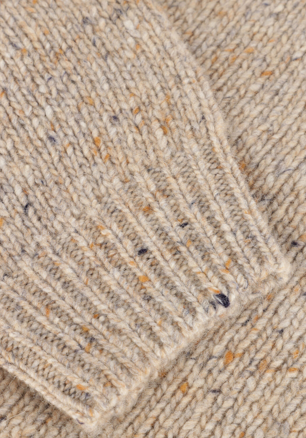 Beige VANESSA BRUNO Rollkragenpullover DOTTY - large