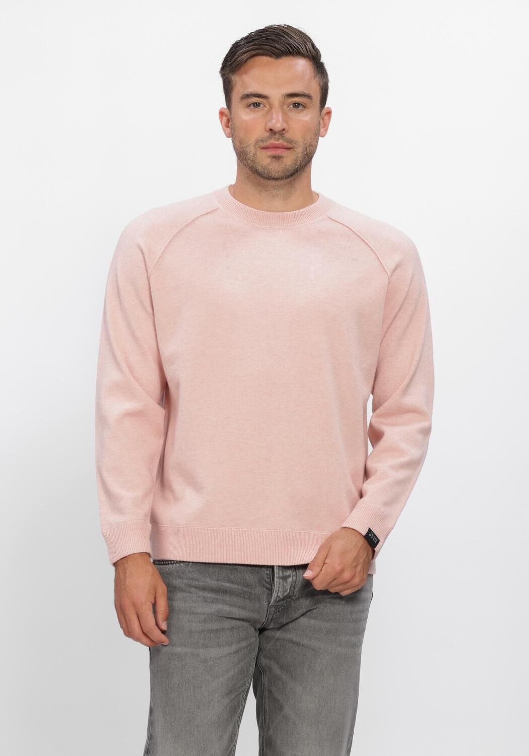 Hell-Pink BUTCHER OF BLUE Pullover CLIFDEN SWEAT CREW - large