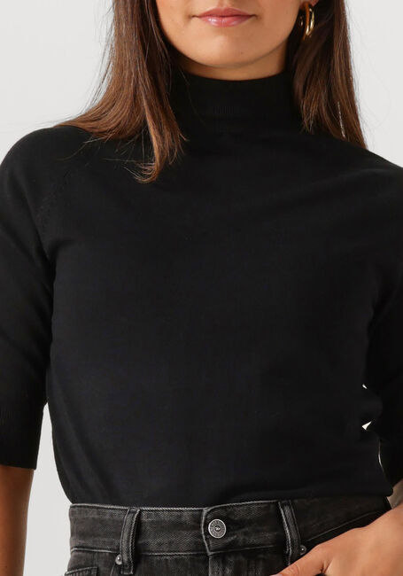 Schwarze WITHBLACK Rollkragenpullover WBLCASSANDRA 1/2 SLEEVE PULLOVER - large