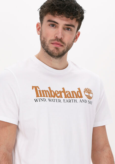 Weiße TIMBERLAND T-shirt WWESR FRONT TEE - large