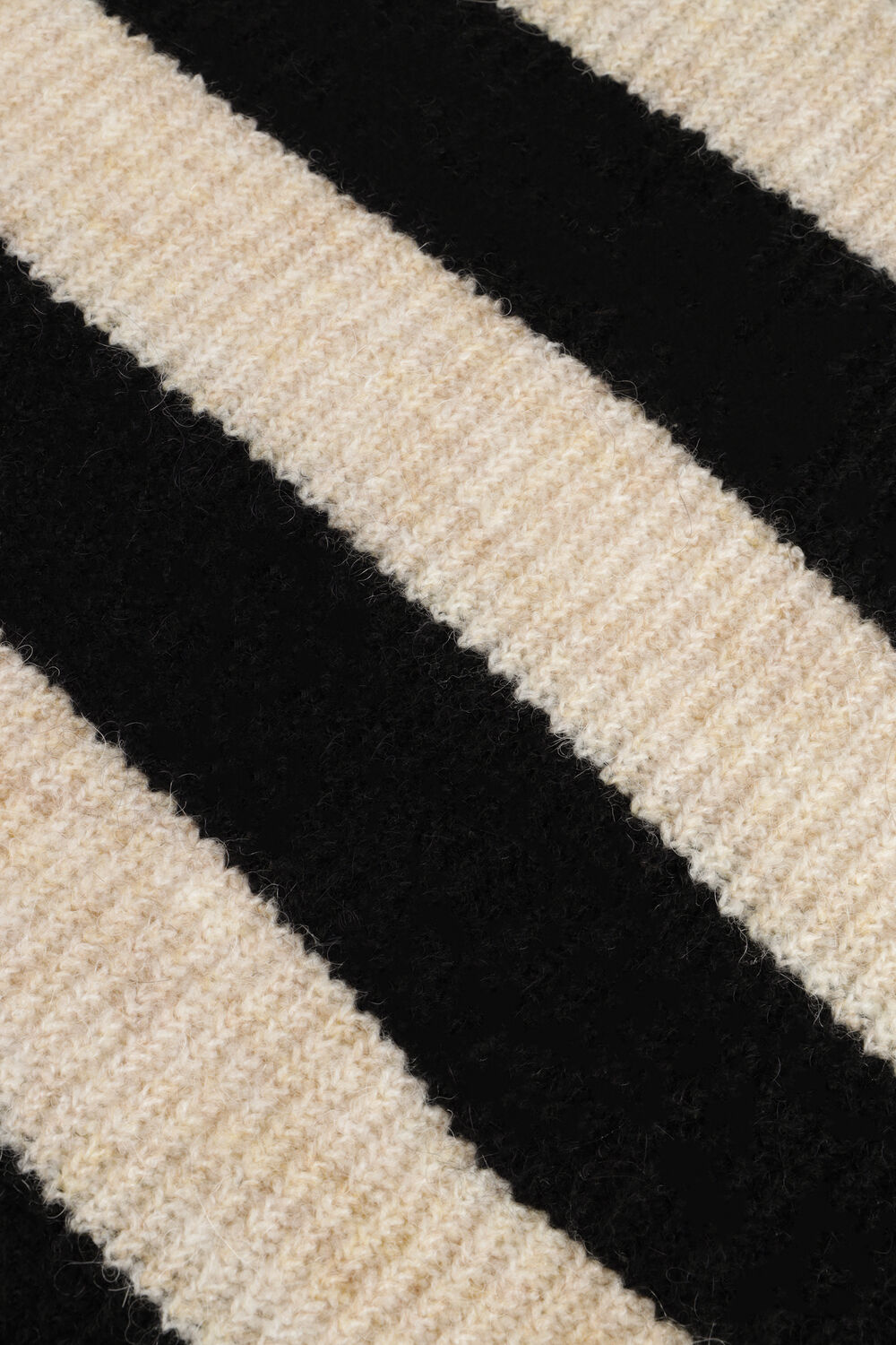 Beige OBJECT Rollkragenpullover MINNA L/S KNIT PULLOVER - large